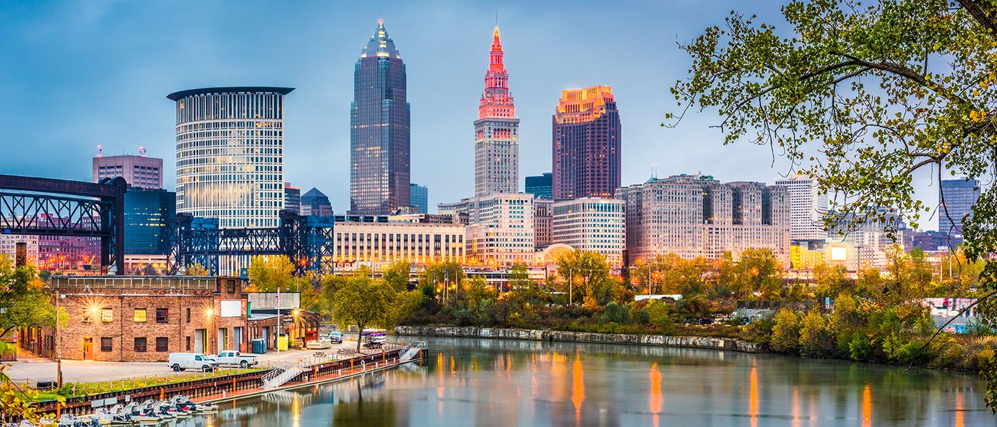 Cleveland Ohio skyline