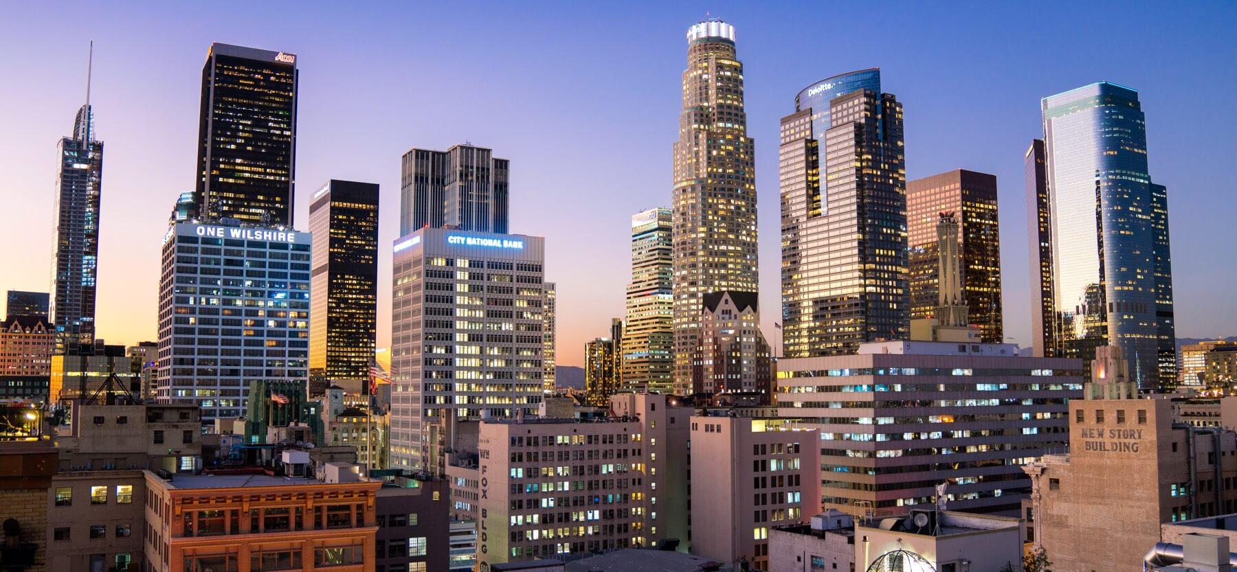 Los Angeles California skyline