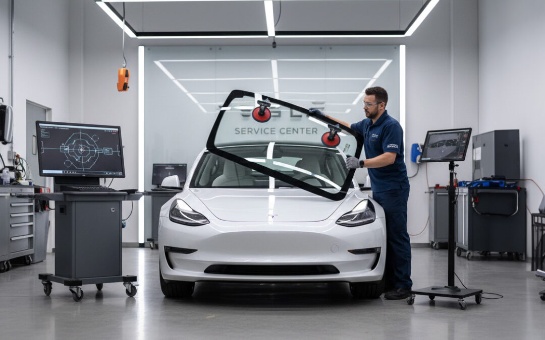 Tesla, Rivian, and Lucid: Why EV Windshield Replacement Costs are Higher