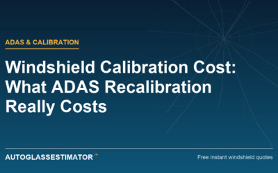 Windshield Calibration Cost: What ADAS Recalibration Really Costs